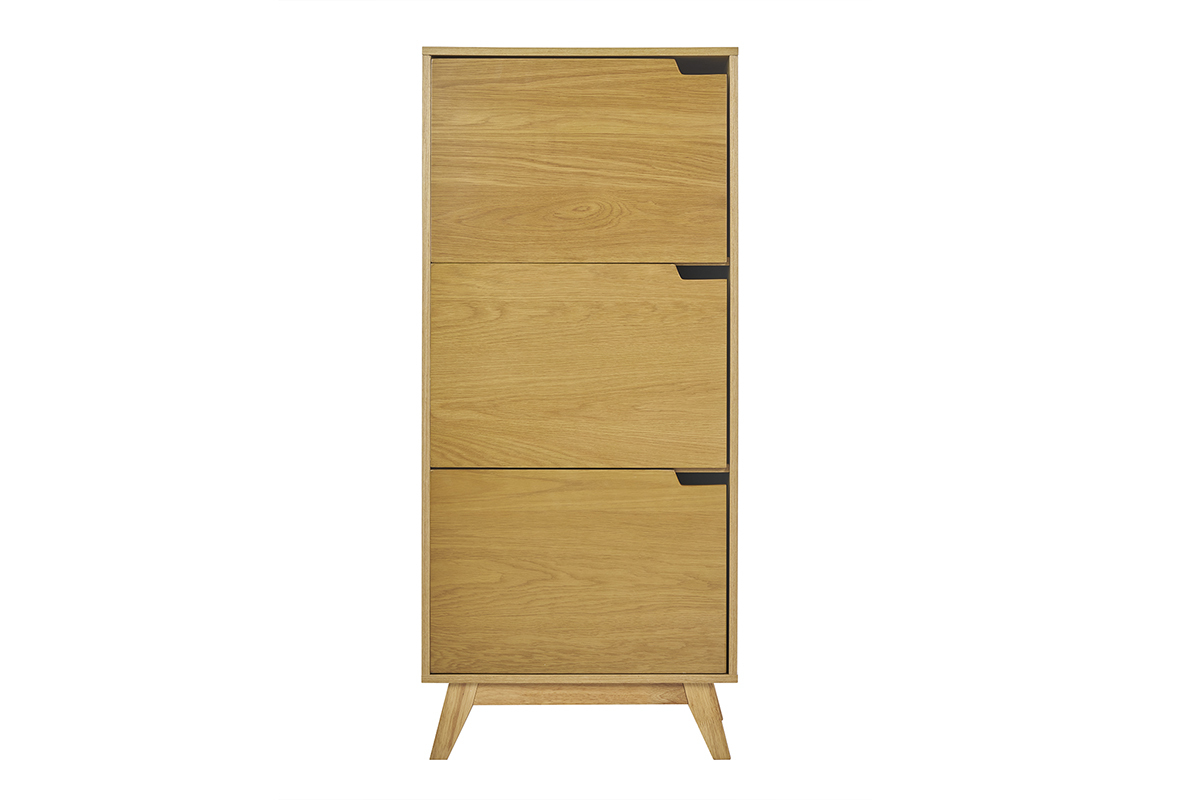 buffet haut scandinave bois clair hévéa l60 cm leena buffet haut scandinave bois clair hévéa l60 cm leena