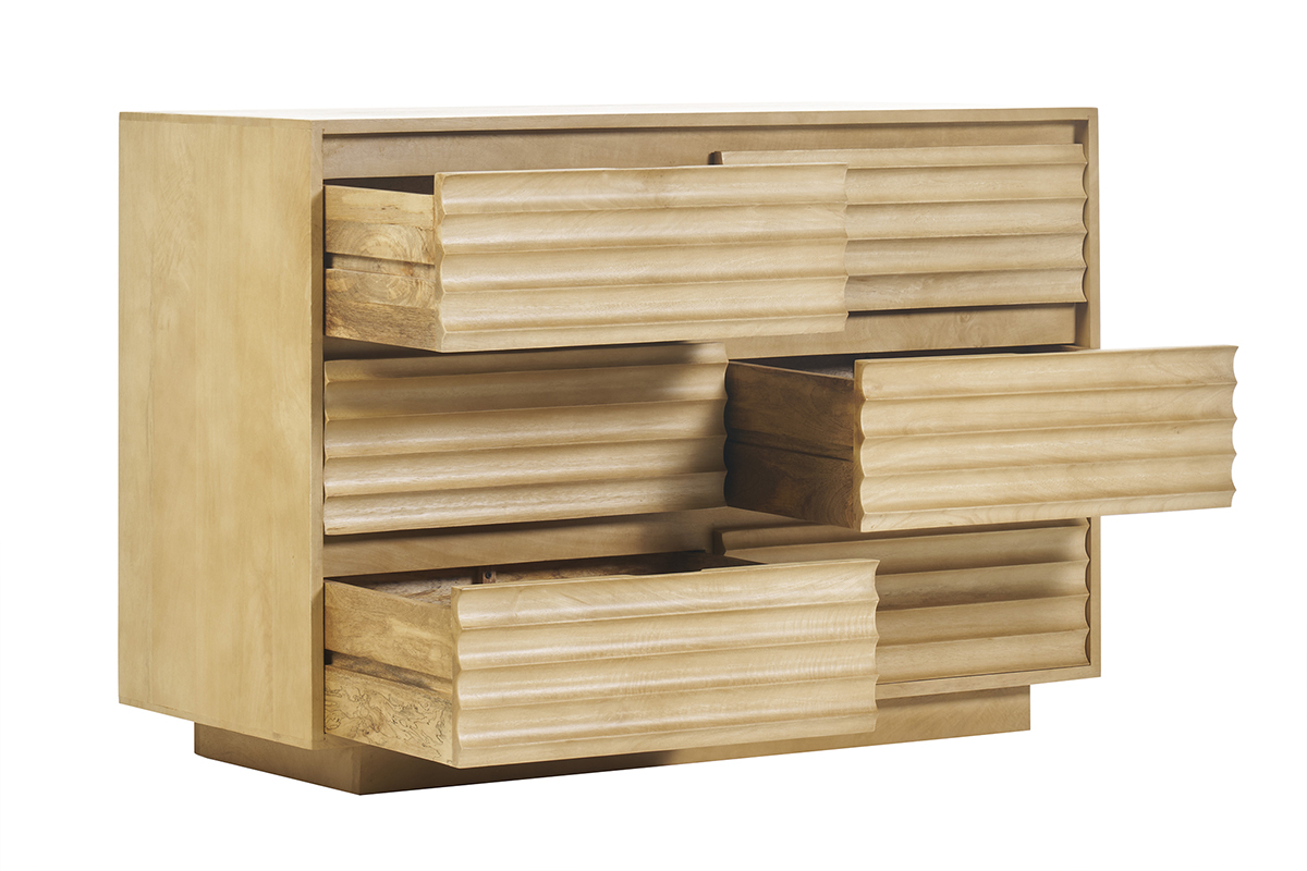 commode en bois manguier massif 6 tiroirs l110 matcha commode en bois manguier massif 6 tiroirs l110 matcha