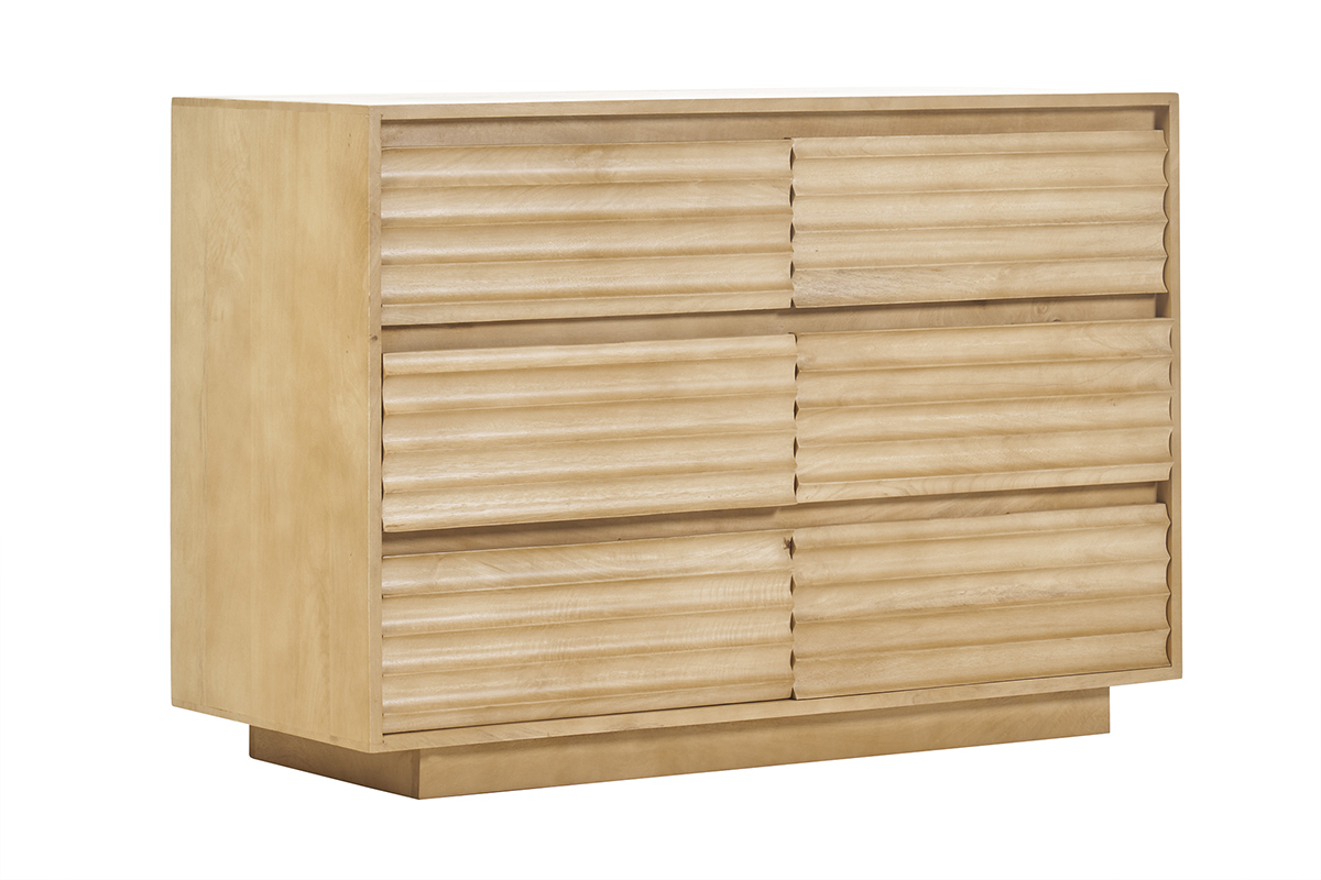 commode en bois manguier massif 6 tiroirs l110 matcha commode en bois manguier massif 6 tiroirs l110 matcha