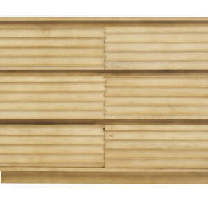 commode en bois manguier massif 6 tiroirs l110 matcha