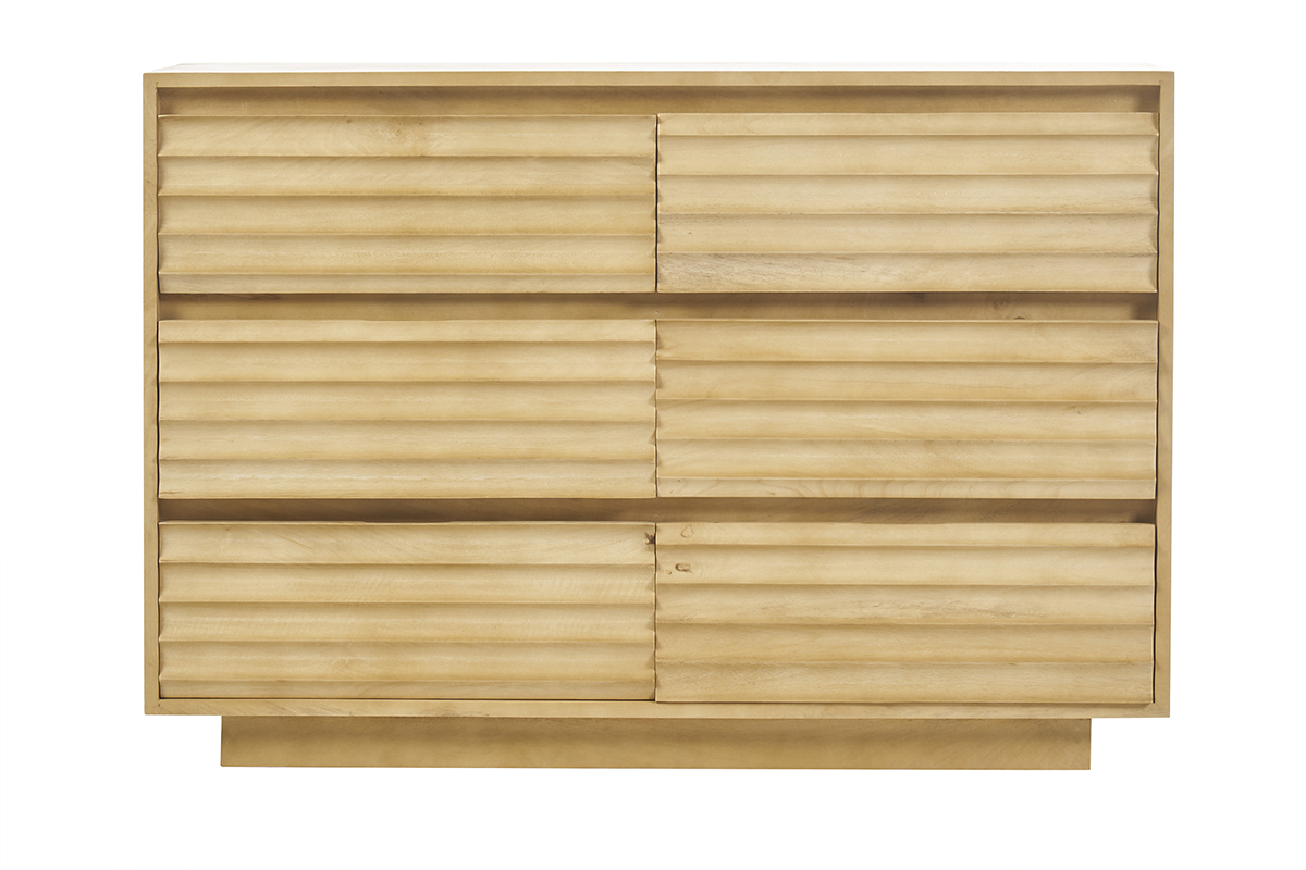 commode en bois manguier massif 6 tiroirs l110 matcha commode en bois manguier massif 6 tiroirs l110 matcha